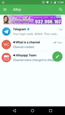 Alloy -free messaging app android App screenshot 6