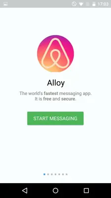 Alloy -free messaging app android App screenshot 7